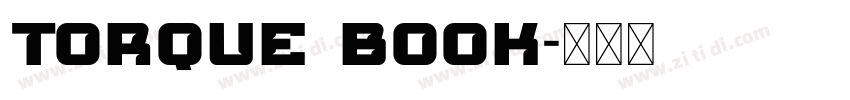 torque book字体转换